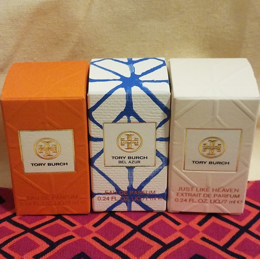 Authentic TORY BURCH Travel Splash Bottles
